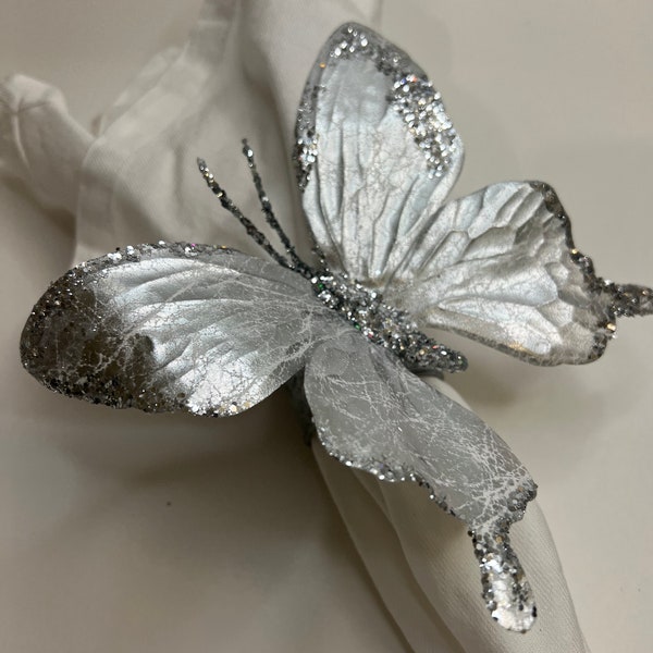 Butterfly Napkin Ring Etsy