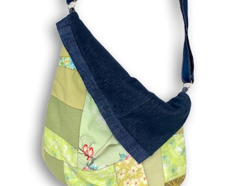 Moss Boss Asymetryczna Torba Listonoszka, Torba na Ramię