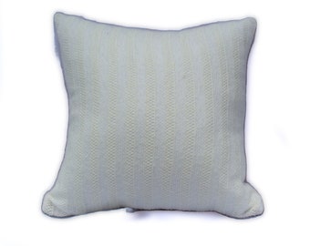 Cream Cable Knit Cushion,  FREE SHIPPING to Canada and USA