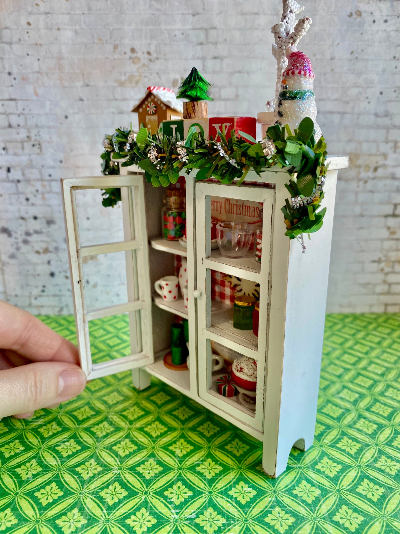 Miniature Christmas Artisan Dollhouse Furniture Etsy