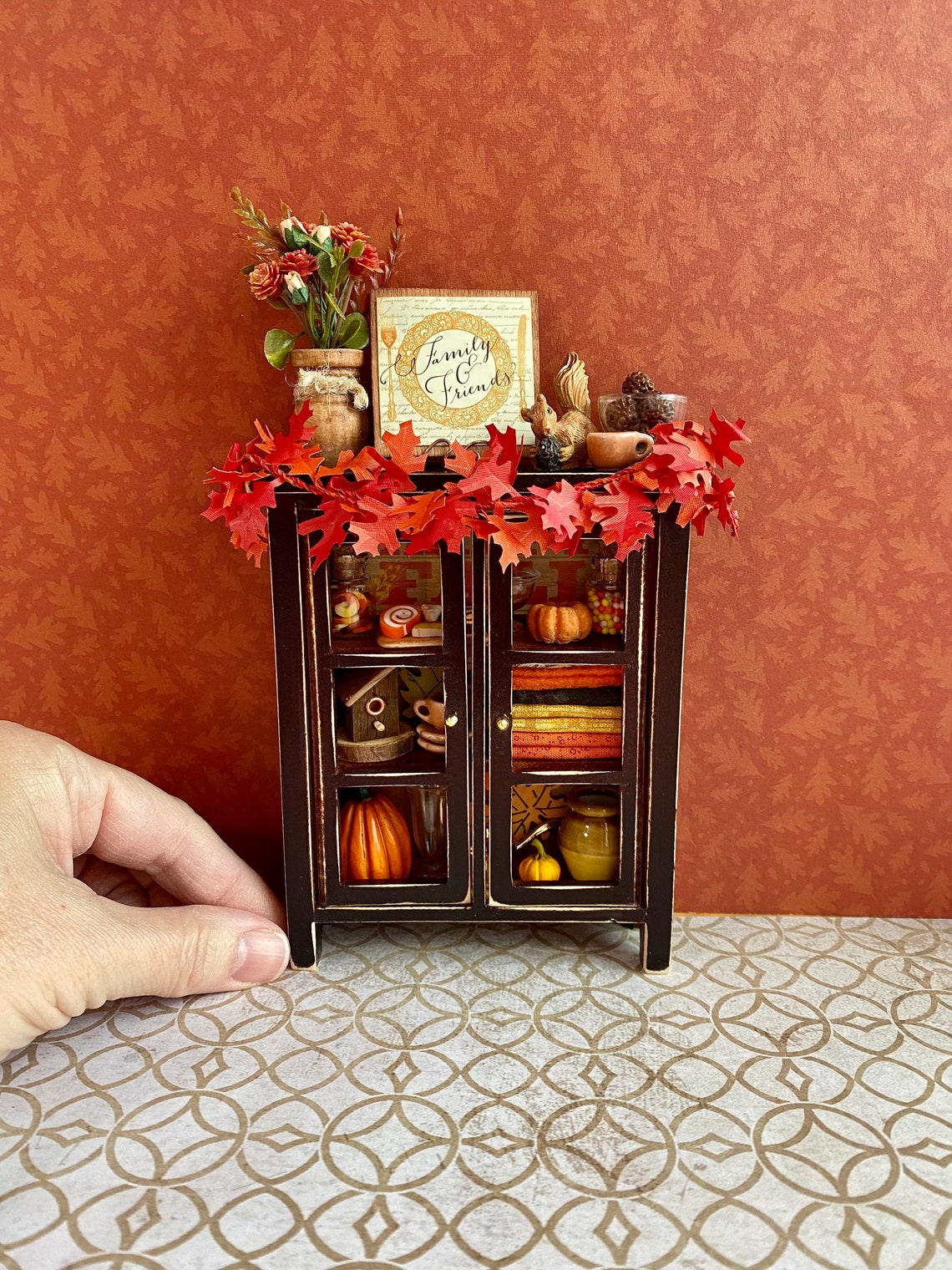 Miniature Fall Artisan Dollhouse Furniture Miniature Etsy