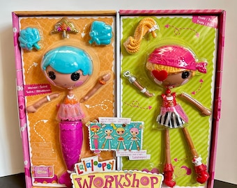 【未開封】ララループシー　Lalaloopsy　レア人形　大きい2体セット‼️ ヴィンテージ ララループシー ワークショップ ドール：海賊と人魚
