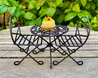 Puppenstube Bistro Set, Miniatur Tisch und Stühle, Feengartenmöbel
