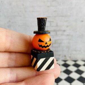 Vintage Halloween Box Miniatures, Artisan Miniatures, Miniature Jack O ...