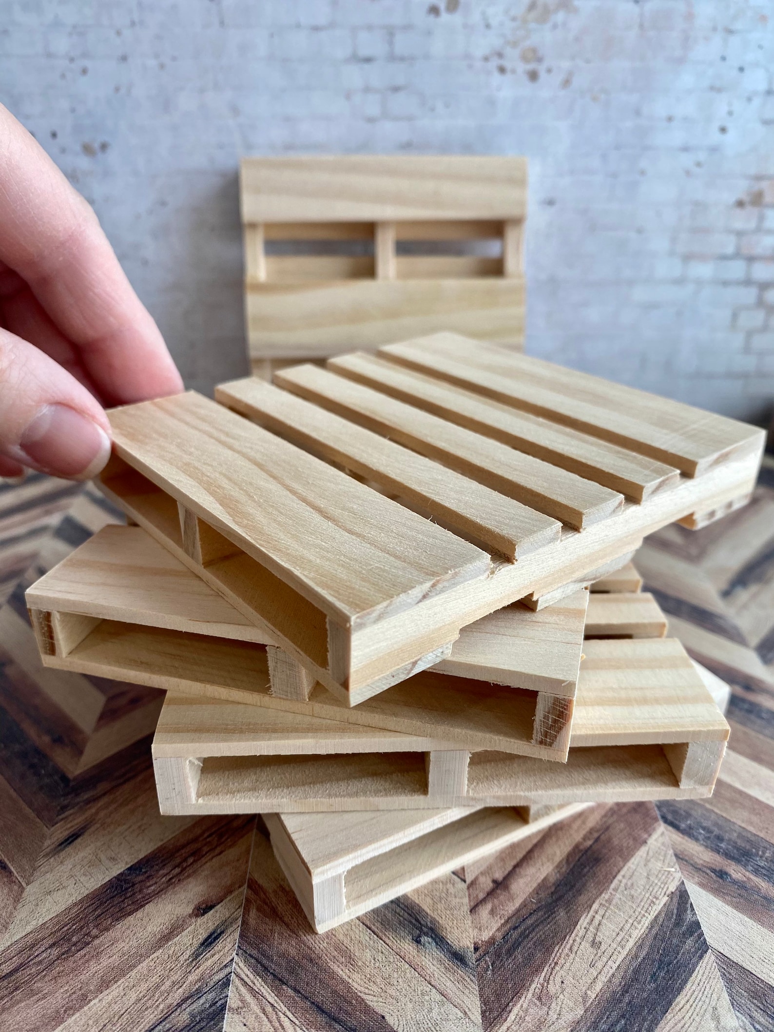 Miniature Pallet Dollhouse Pallet Dollhouse Miniatures Etsy