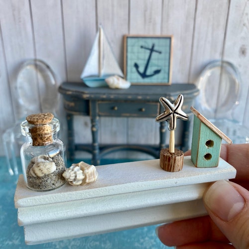 Miniature Beach Furniture 112 Scale Dollhouse Table and Etsy