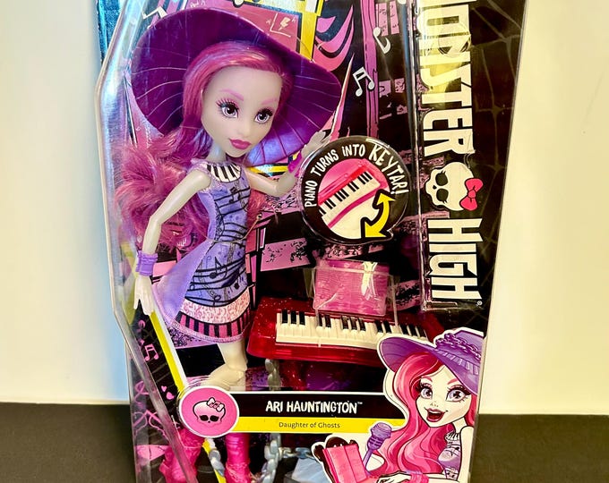 Monster High Ari Hauntington Doll, Ari Piano Doll, Vintage Doll, Mattel ...