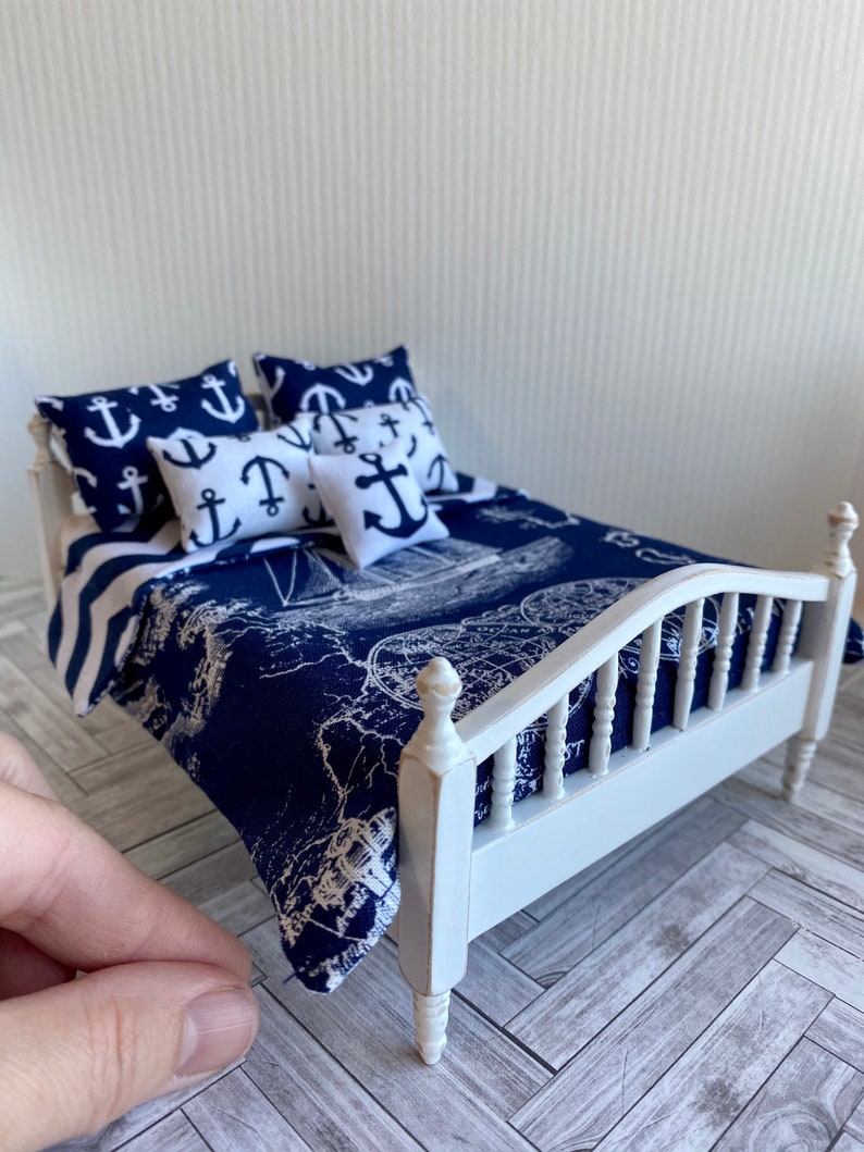 112 scale Dollhouse bedding Dollhouse pillows and comforter Etsy