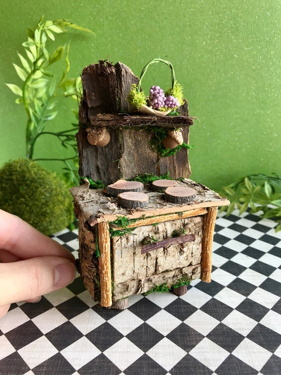 Miniature fairy stove fairy furniture fairy dollhouse Etsy
