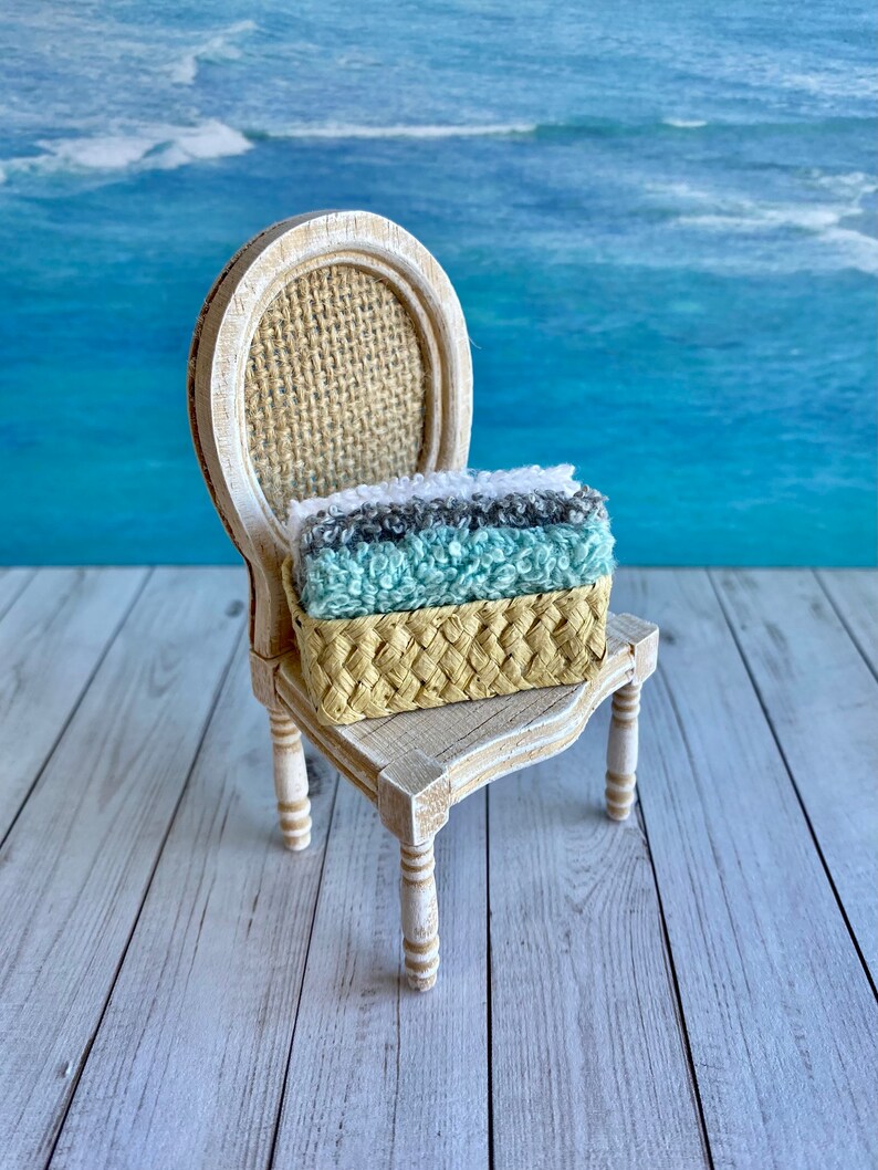 Miniature Dollhouse Towel Set Miniature Towel Basket Etsy