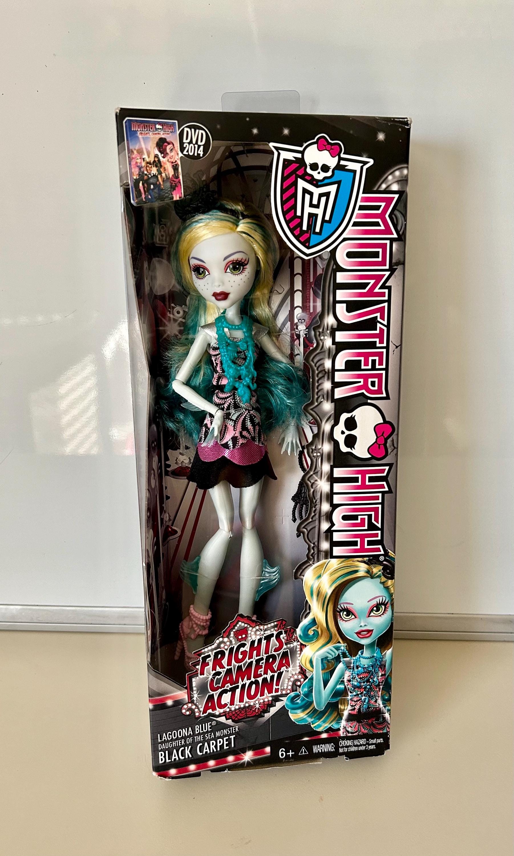 Monster High Lagoona Blue G1 Doll, Frights, Camera, Action