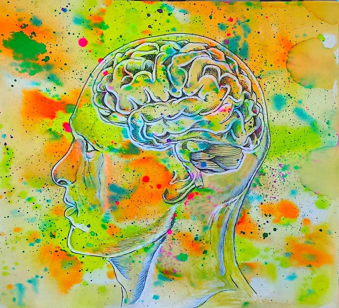Creating Mind Orginal Work The Creative Mind Original Artwork Print - Etsy
