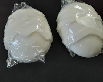 Set of 2 Made to Order Easter Egg Shaped Soaps, Bars of Soap, Goats Milk Soap, Dye Free Soaps, Soap Set, Bars of Soap, Scented Soaps