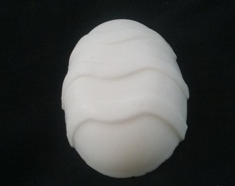 Made to Order Easter Egg Shaped Bar of Goats Milk Soap, Dye Free Soap, Goat Milk Soap