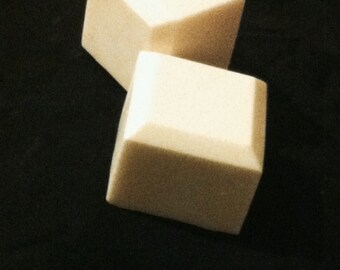 4.5 oz. Bar of Cypress Rose Scented Goat's Milk Soap, Made to Order Cube Shaped Soap