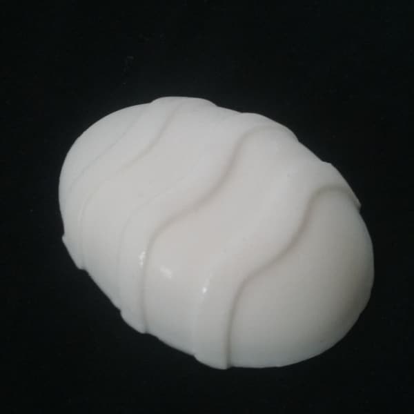 Easter Egg Shaped Bar of Goat's Milk Soap, Fresh Rain Scent