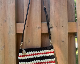 Harbor Stripe Crossbody Bag
