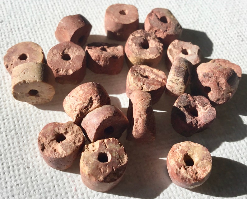 Bauxite African Hand Carved Stone Beads From Ghana Pack of Etsy