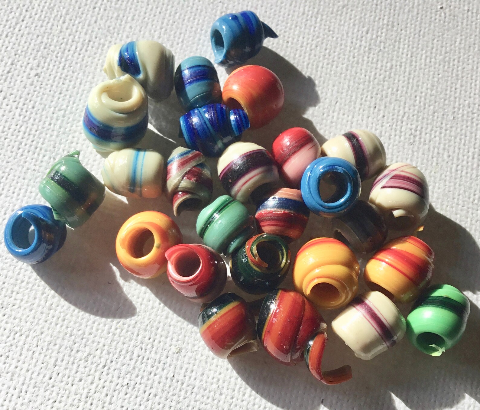 African Recycled Plastic Beads Fair Trade from Ghana Pack Etsy