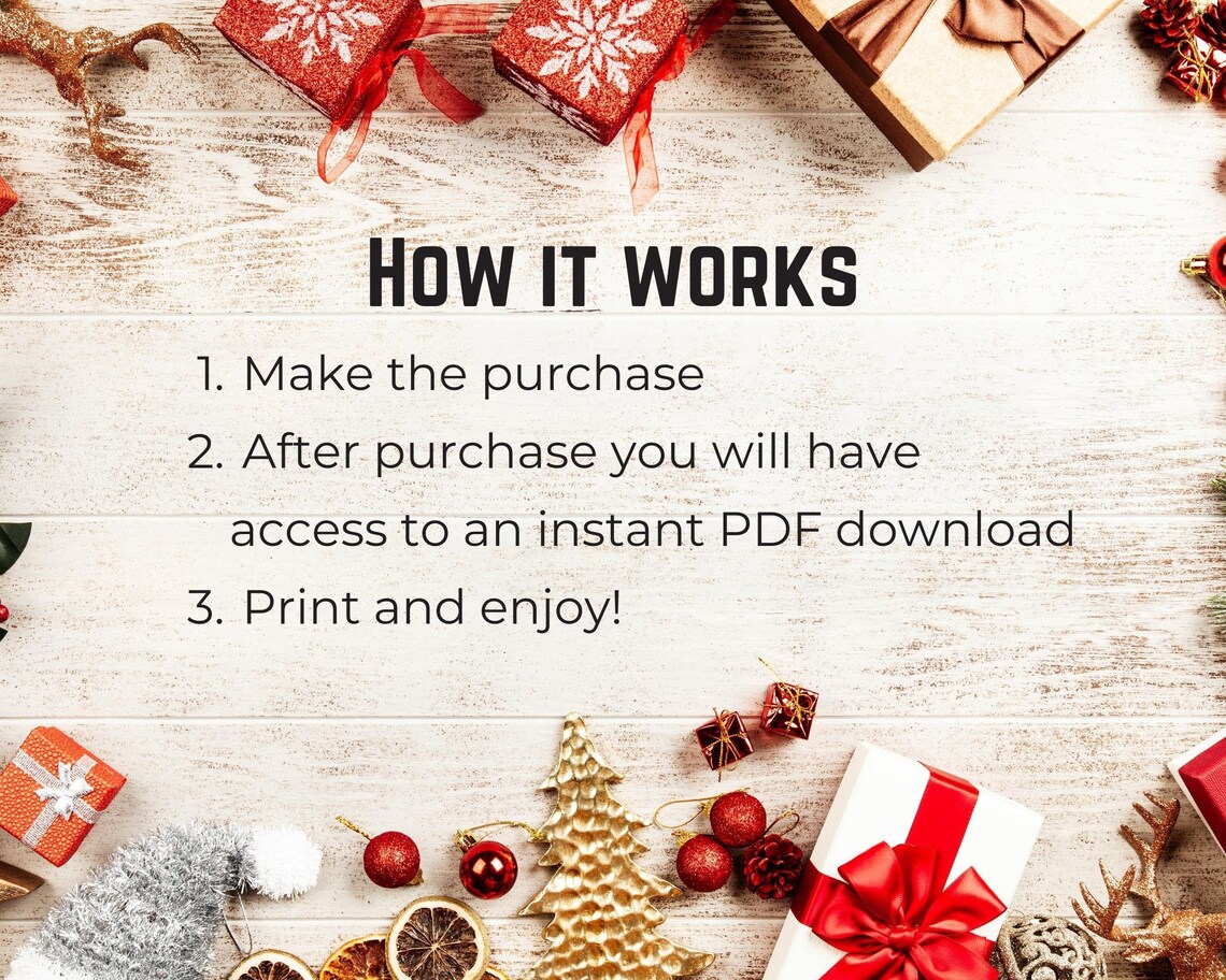 Printable Christmas Countdown | Advent Calendar | Kids Christmas ...