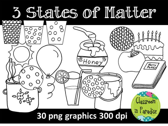 States Of Matter Clipart