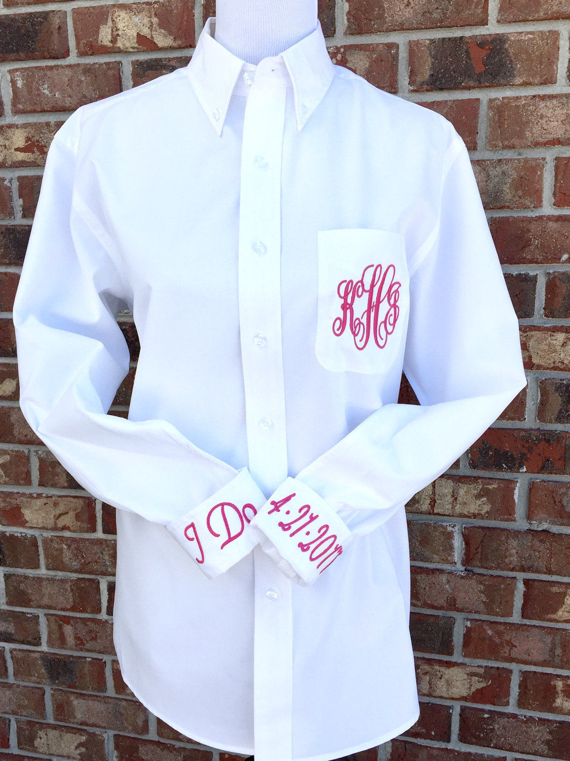 Monogrammed Dress shirts Trendy bridesmaids gifts Wedding Etsy