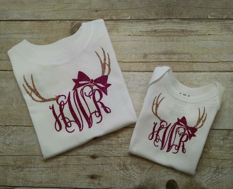 Daddy S Little Deer Hunter Onesie Baby Monogrammed Etsy