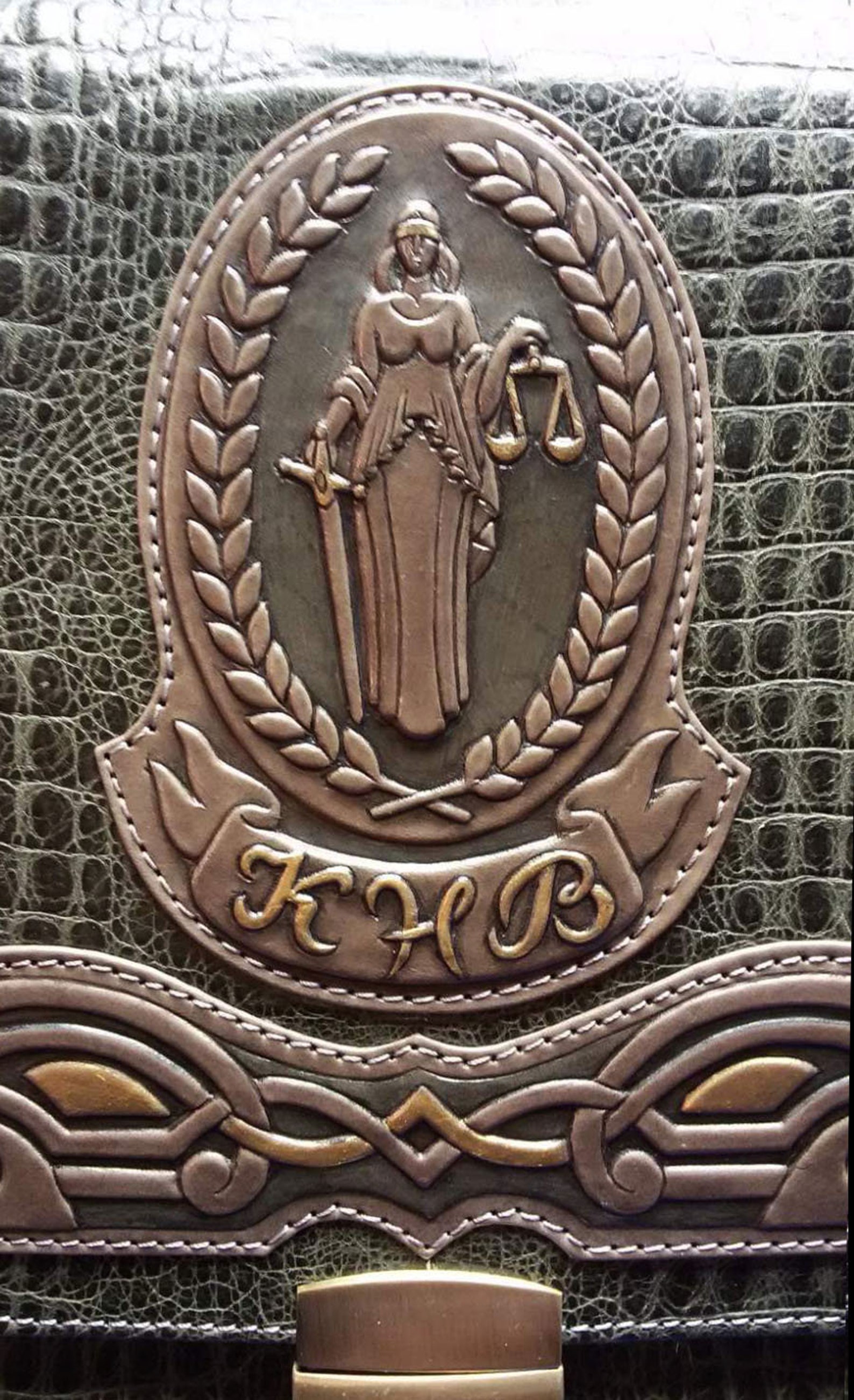 Personalized briefcase women Monogram briefcase for women Etsy