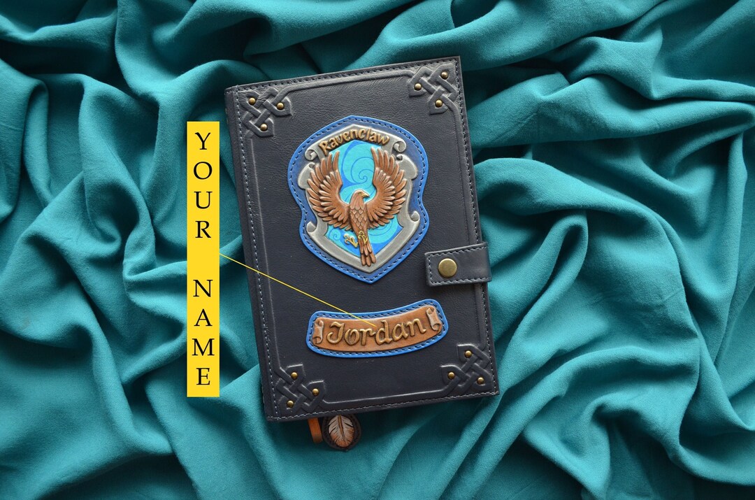 Ravenclaw Custom Notebook Hogwarts Personalized Leather Notebook Cover ...