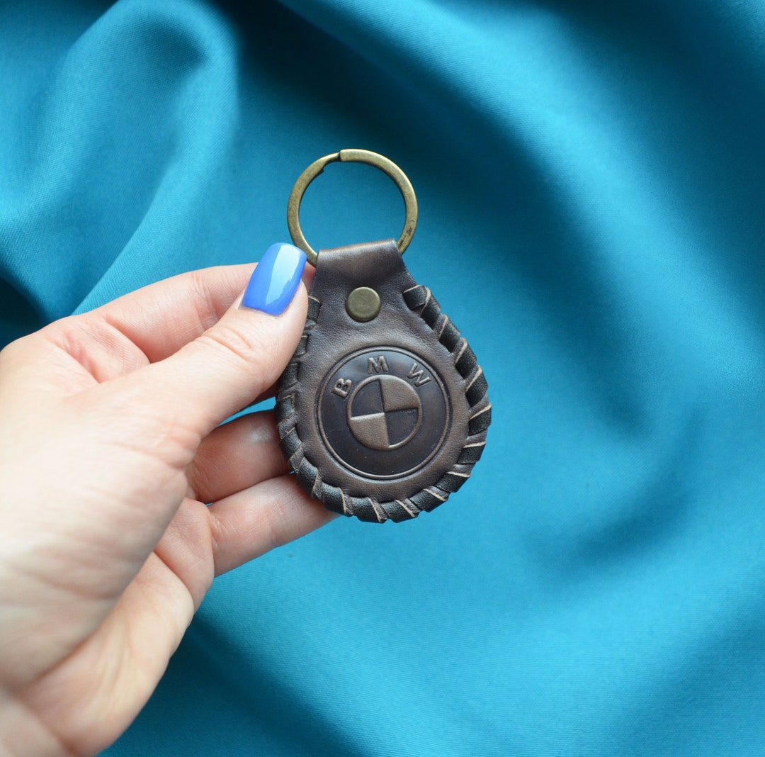 BMW Car Accessories for Men Leather Key Chain for Men Picture Keychain