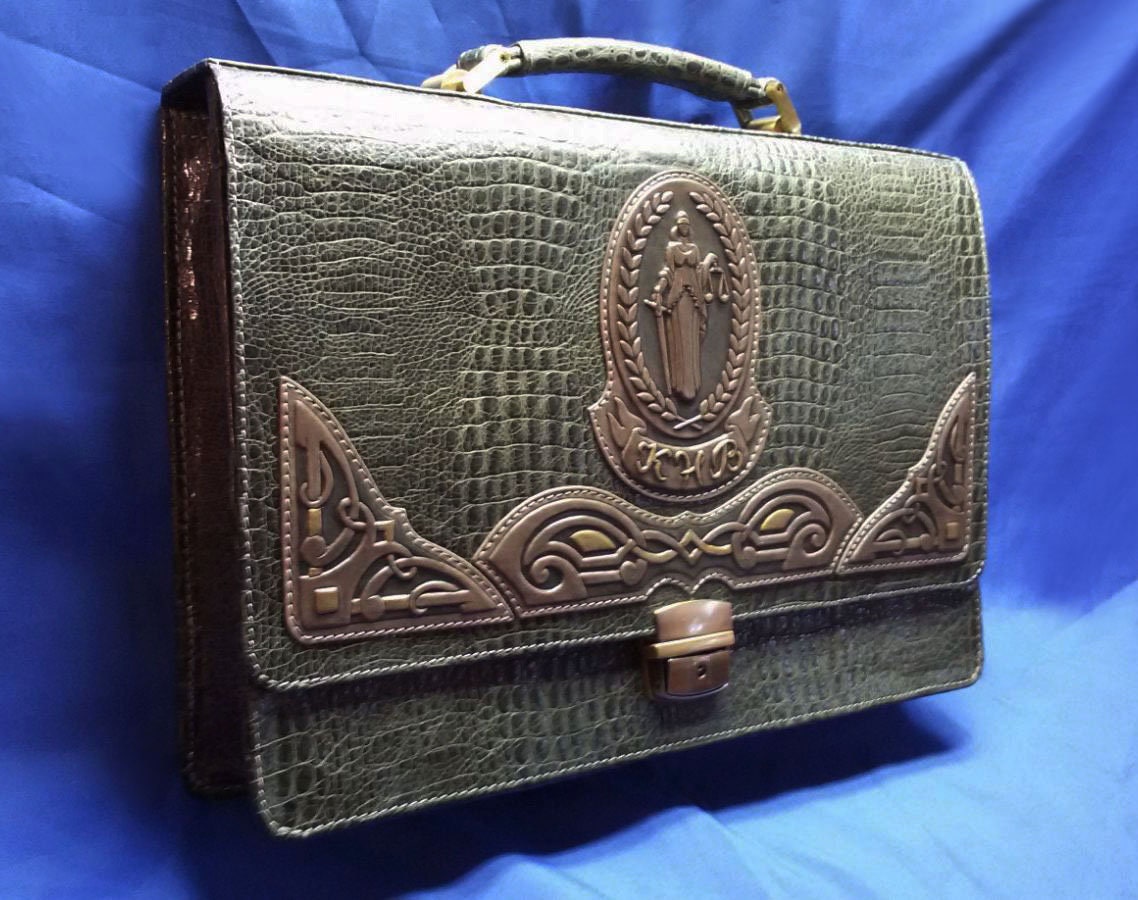 Personalized briefcase women Monogram briefcase for women Etsy