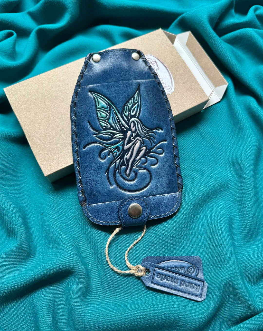 Fairy Leather Key Holder Wallet Elf Leather Key Organizer Keychain ...