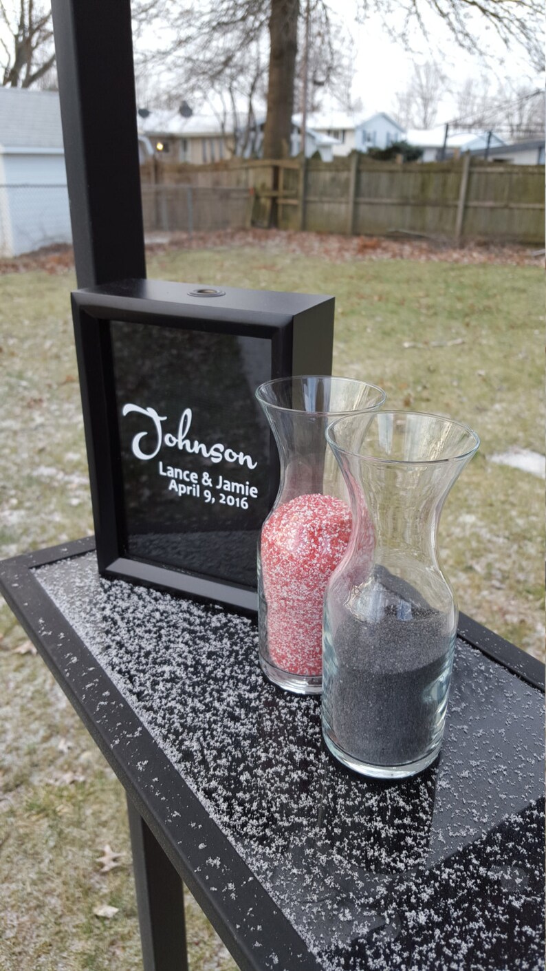 Unity Sand Ceremony Shadow Box Etsy
