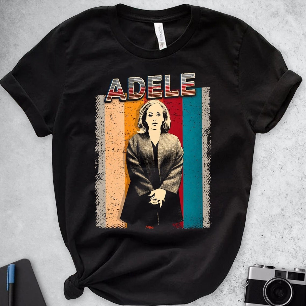 Retro Style A-dele Pop Singer T-Shirt | Unisex Ad-ele Music Lover Shirt