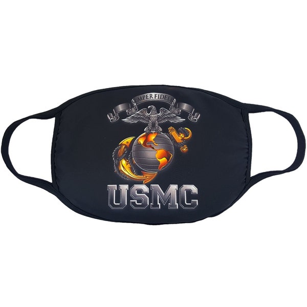 US Marine Adult Size Face Mask | Reusable Washable | Handmade in USA