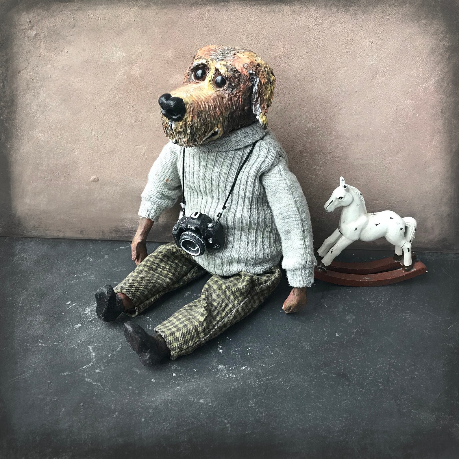 Dog Doll terrier Irish terrier toys dog handmade Etsy