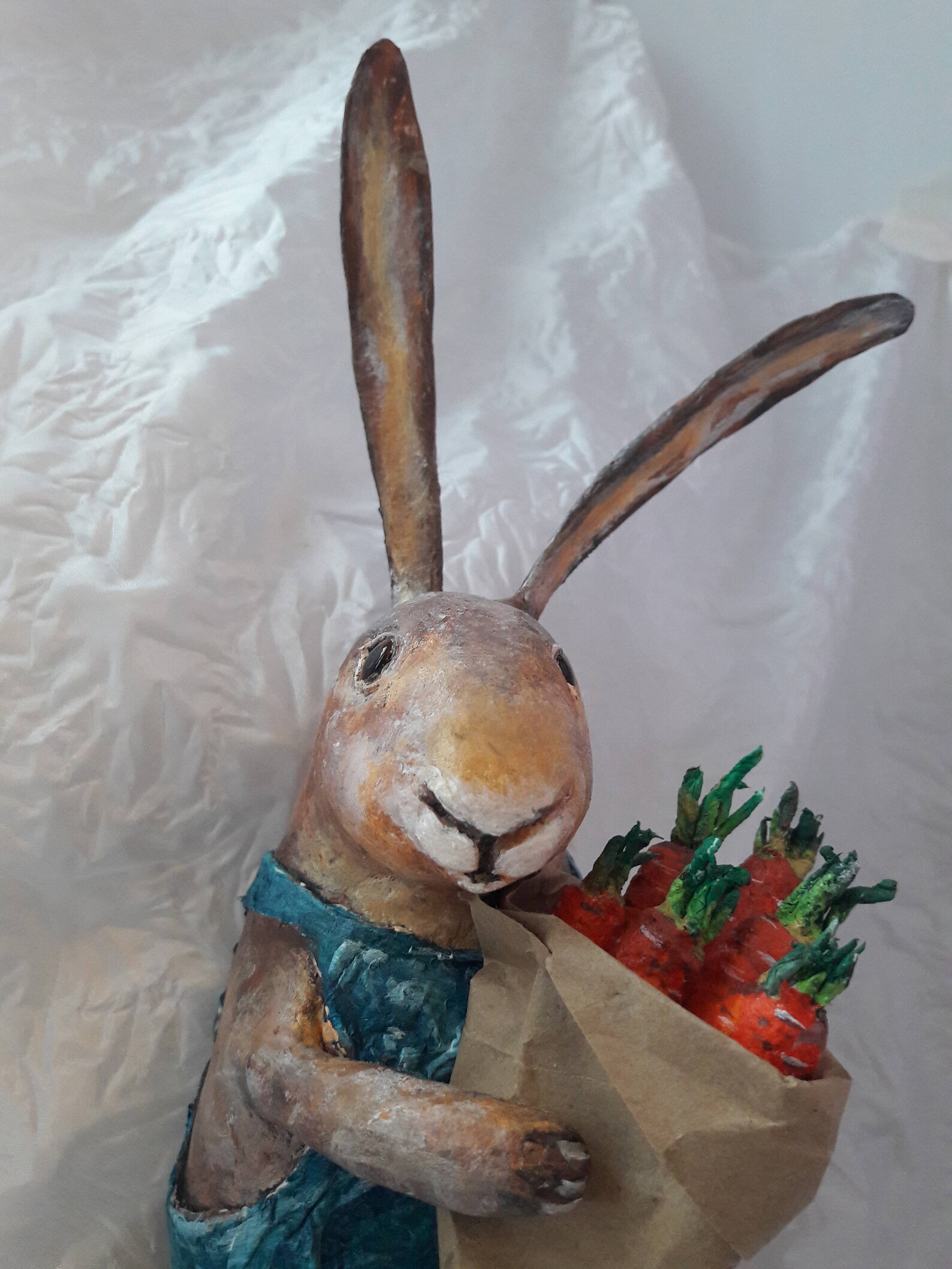 Rabbit Cute rabbit Rabbit papiermache bunny bunny statue Etsy
