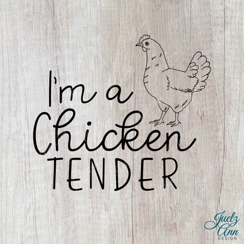 I'm a Chicken Tender SVG PNG Jpeg SINGLE Design Etsy