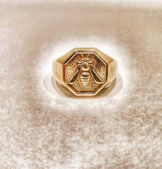 Bee ring mens discount