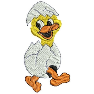 Embroidery design duck, cartoon donald duck, embroidery baby duck, instant download, machine embroidery, machine patterns