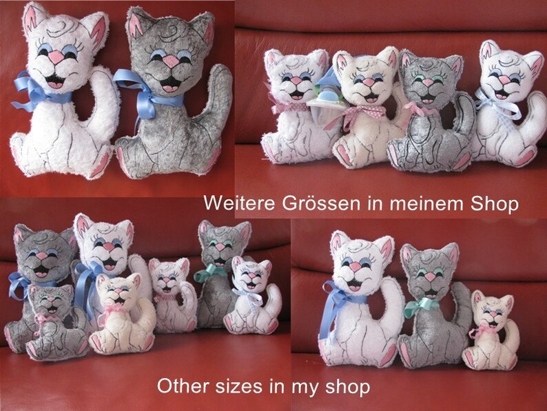 Download ITH Stuffie Cat embroidery Comic machine embroidery ...