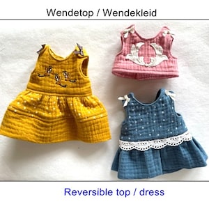 ITH embroidery file 6x10&quot; hoop doll dress doll skirt for rabbit doll 35 cm