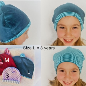 ITH embroidery file beanie for babies and children, 8x12"
