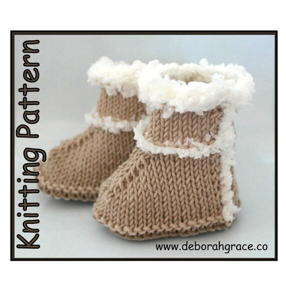 Baby Uggs Baby jongen slofjes Bont slofjes Baby slofjes patroon Babyslofjes Pasgeboren breipatroon Baby breien Baby meisje slofjes Etsy Nederland