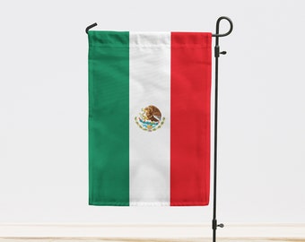 Mexico Garden Flag | Size - 12" x 18" | Double Sided Unique Design Print | High Quality Materials | Made in EU