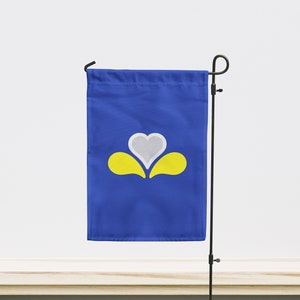 Brussels, Belgium Garden Flag | Size - 12" x 18" | Double Sided Unique Design Print | High Quality Materials | Made in EU