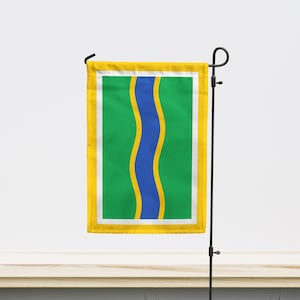 Andorra La Vella Vertical Garden Flag | Size - 12&quot; x 18&quot; | Double Sided Unique Design Print | High Quality Materials | Made in EU