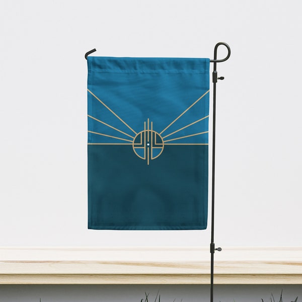 Lincoln Nebraska USA Garten Flagge | Größe - 12" x 18" | Doppelseitiger Einzigartiger Design Druck | Hochwertige Materialien | Hergestellt in EU