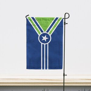 Jackson, Tennesee USA Garden Flag | Size - 12&quot; x 18&quot; | Double Sided Unique Design Print | High Quality Materials | Made in EU