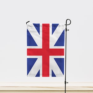 Great Britain Garden Flag | Size - 12&quot; x 18&quot; | Double Sided Unique Design Print | High Quality Materials | Made in EU